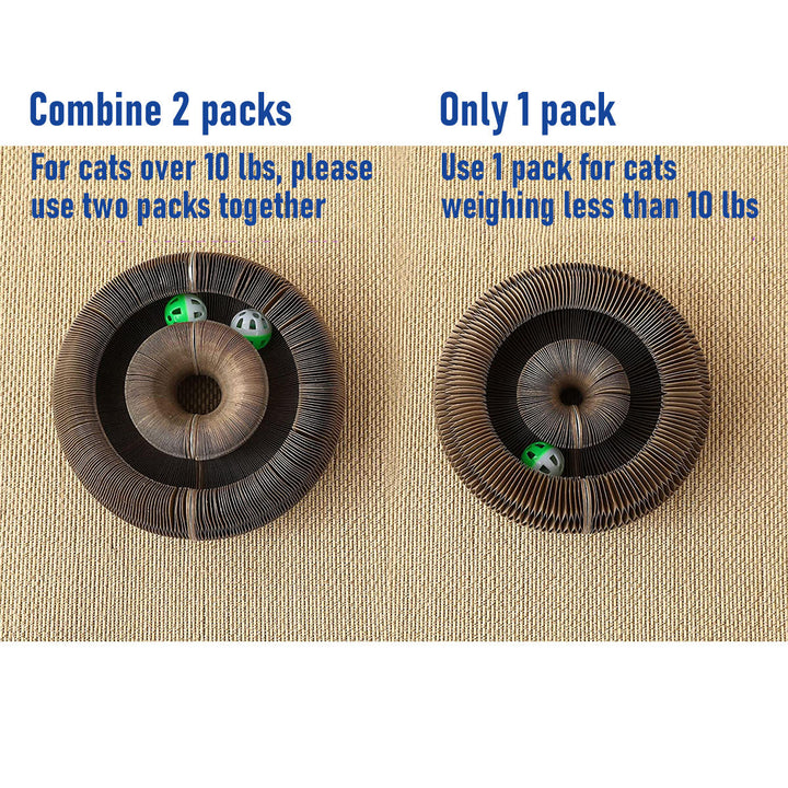 🐱Big Sale 50% 0FF🎁Magic Organ Cat Scratching Board - With Toy Bell Ball