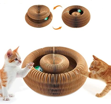 🐱Big Sale 50% 0FF🎁Magic Organ Cat Scratching Board - With Toy Bell Ball