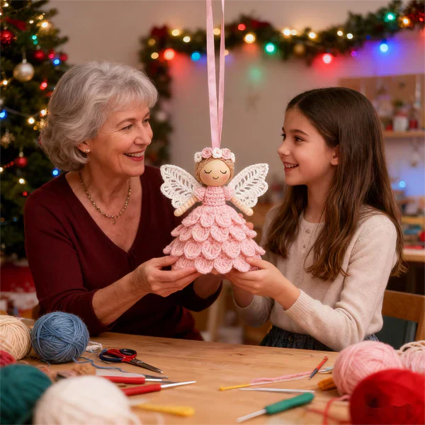 Last day of sale 50% OFF🎁Crochet your own angel - complete craft kit