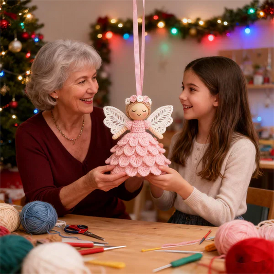 Last day of sale 50% OFF🎁Crochet your own angel - complete craft kit
