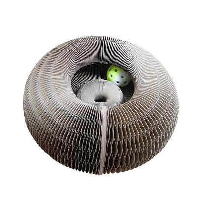 🐱Big Sale 50% 0FF🎁Magic Organ Cat Scratching Board - With Toy Bell Ball