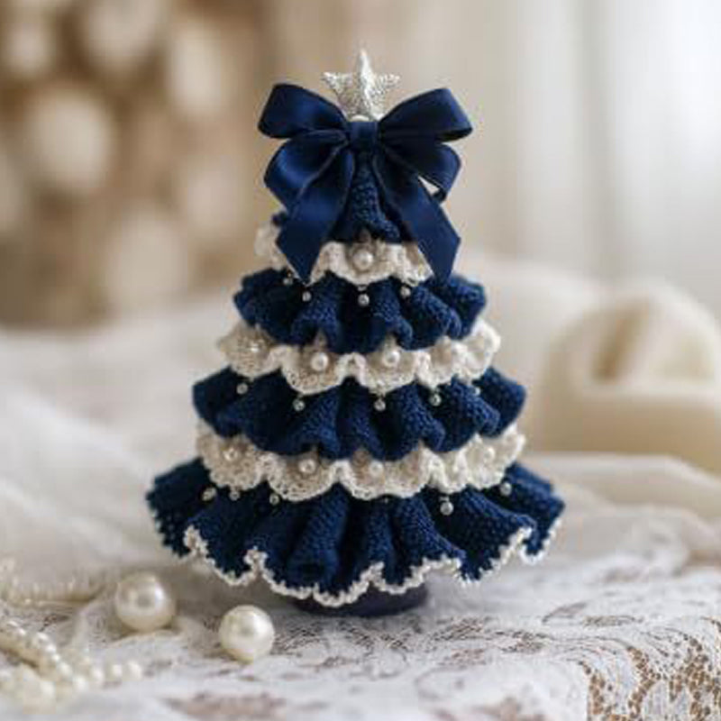 🤚🎁DIY Crochet Christmas Tree Kit – Handmade Holiday Decoration Set