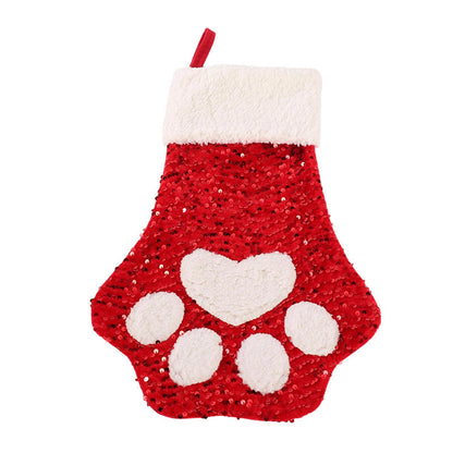 🎅Christmas Sale: 50% Off-Cute Cat Paw Shaped Christmas Stocking Decor🐾