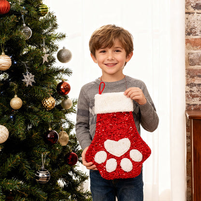 🎅Christmas Sale: 50% Off-Cute Cat Paw Shaped Christmas Stocking Decor🐾