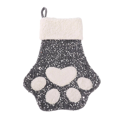 🎅Christmas Sale: 50% Off-Cute Cat Paw Shaped Christmas Stocking Decor🐾
