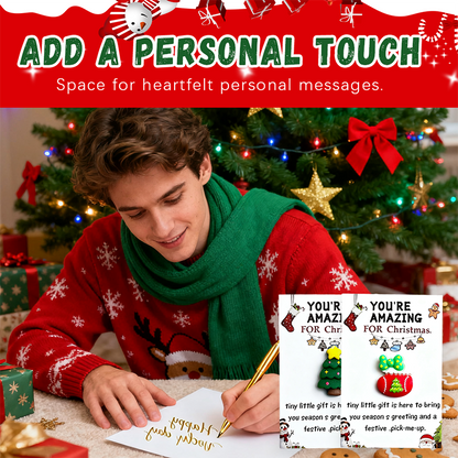 🔥LAST DAY SALE 50% OFF🔥 10pcs Fun Christmas Pocket Hug for Friends Christmas Series Holiday Cards