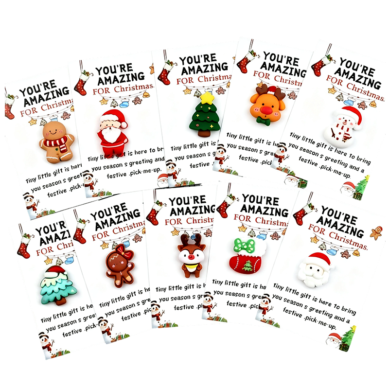 🔥LAST DAY SALE 50% OFF🔥 10pcs Fun Christmas Pocket Hug for Friends Christmas Series Holiday Cards