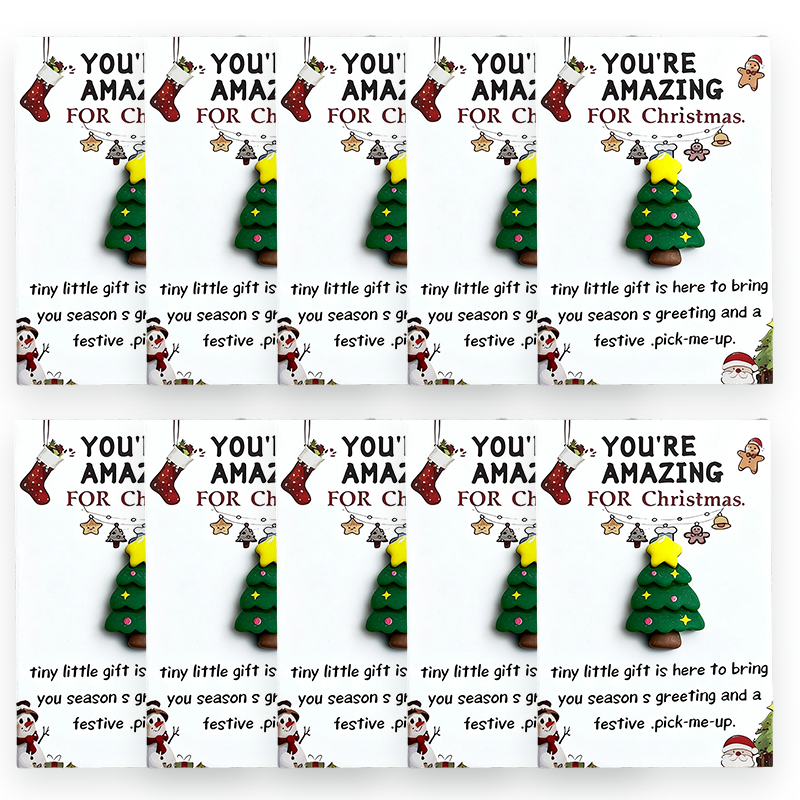 🔥LAST DAY SALE 50% OFF🔥 10pcs Fun Christmas Pocket Hug for Friends Christmas Series Holiday Cards