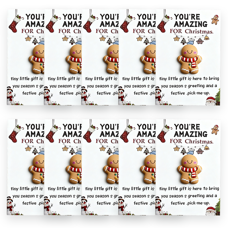 🔥LAST DAY SALE 50% OFF🔥 10pcs Fun Christmas Pocket Hug for Friends Christmas Series Holiday Cards