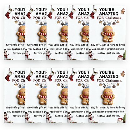 🔥LAST DAY SALE 50% OFF🔥 10pcs Fun Christmas Pocket Hug for Friends Christmas Series Holiday Cards