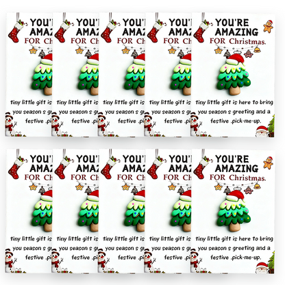 🔥LAST DAY SALE 50% OFF🔥 10pcs Fun Christmas Pocket Hug for Friends Christmas Series Holiday Cards