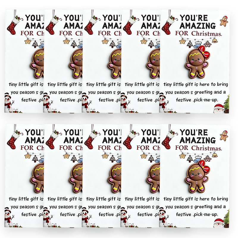 🔥LAST DAY SALE 50% OFF🔥 10pcs Fun Christmas Pocket Hug for Friends Christmas Series Holiday Cards