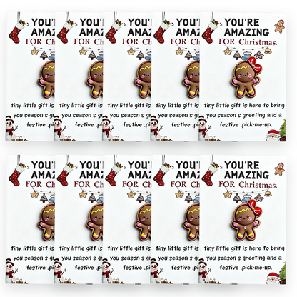 🔥LAST DAY SALE 50% OFF🔥 10pcs Fun Christmas Pocket Hug for Friends Christmas Series Holiday Cards