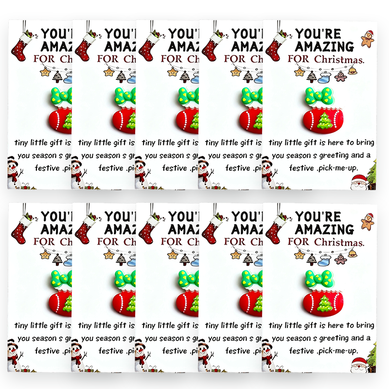 🔥LAST DAY SALE 50% OFF🔥 10pcs Fun Christmas Pocket Hug for Friends Christmas Series Holiday Cards